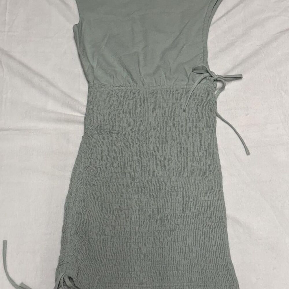 Unbranded Women's Green and Grey Dress